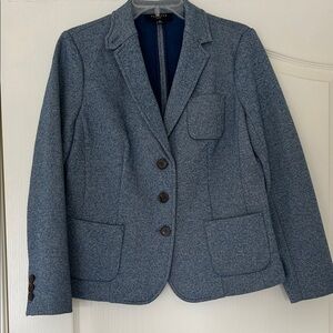 Talbots Heather Blue Women's Blazer 10P